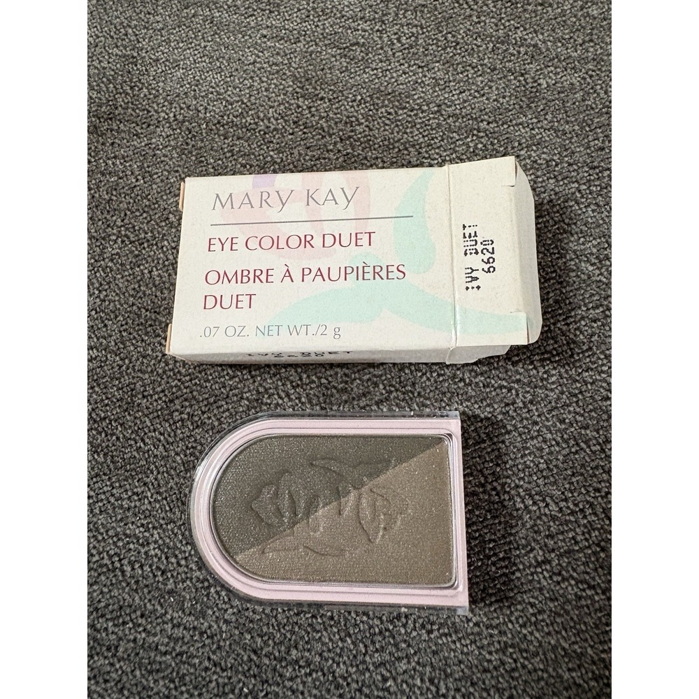 Mary‎ Kay Vintage Second Look Eye Color Duo Ivy Duet Green 6620 NIB